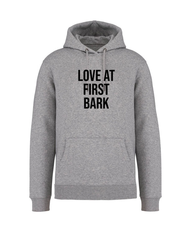 Unisex hoodie - Love at first bark